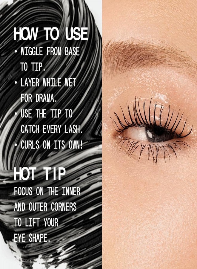 ABOUTFACE about-face Volumizing Mascara – Jet Black | Clean, Vegan, Cruelty-Free | Amplifies, Lengthens & Lifts Lashes | Smudge-Proof, Flake-Free Formula | 0.43 oz - Image 5